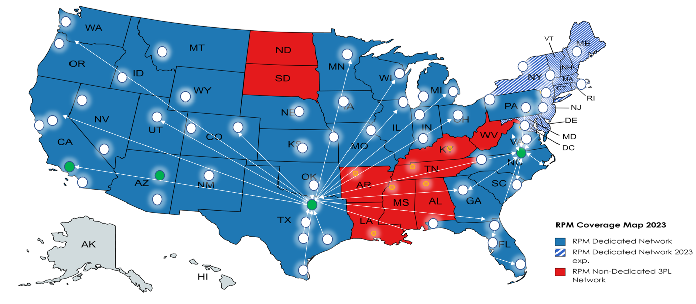 RPM Expedite USA Network